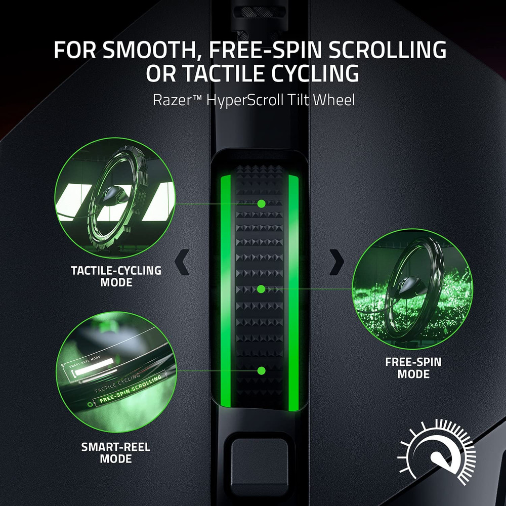 Basilisk V3 Customizable Ergonomic Gaming Mouse: Fastest Gaming Mouse Switch - C