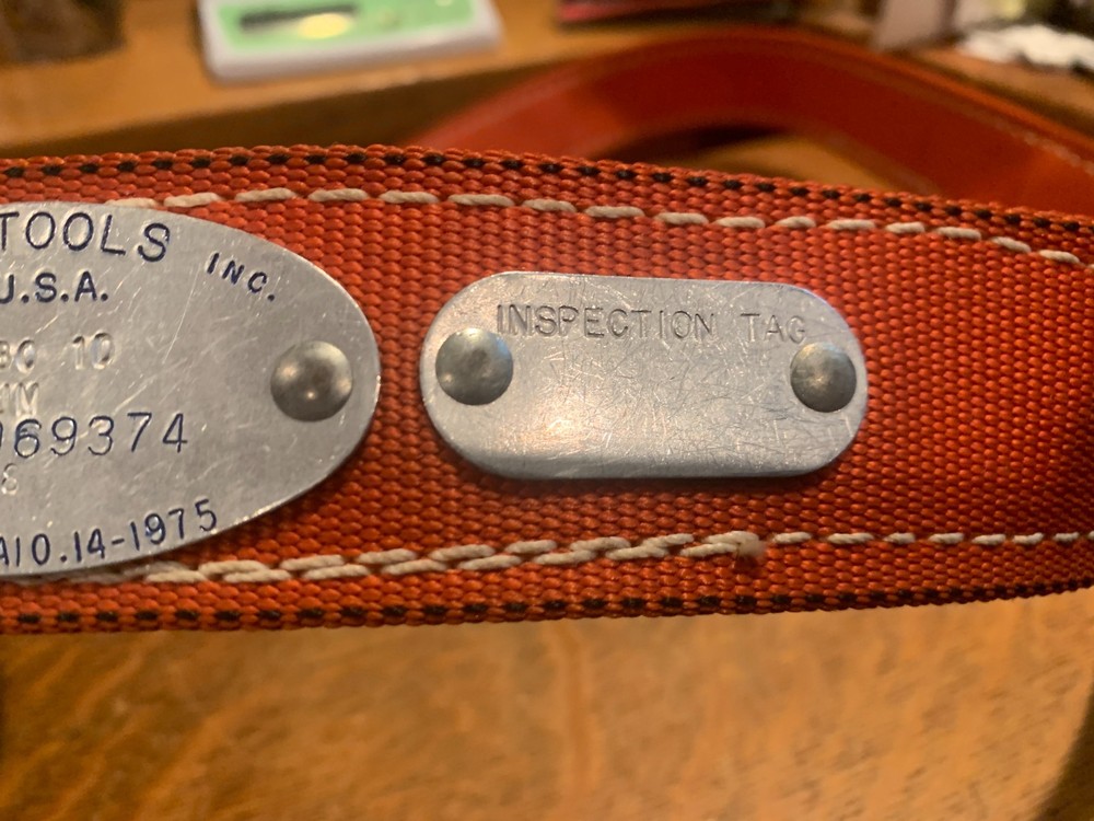 Klein Tools Lineman Safety Belt Model 5480 Size Medium