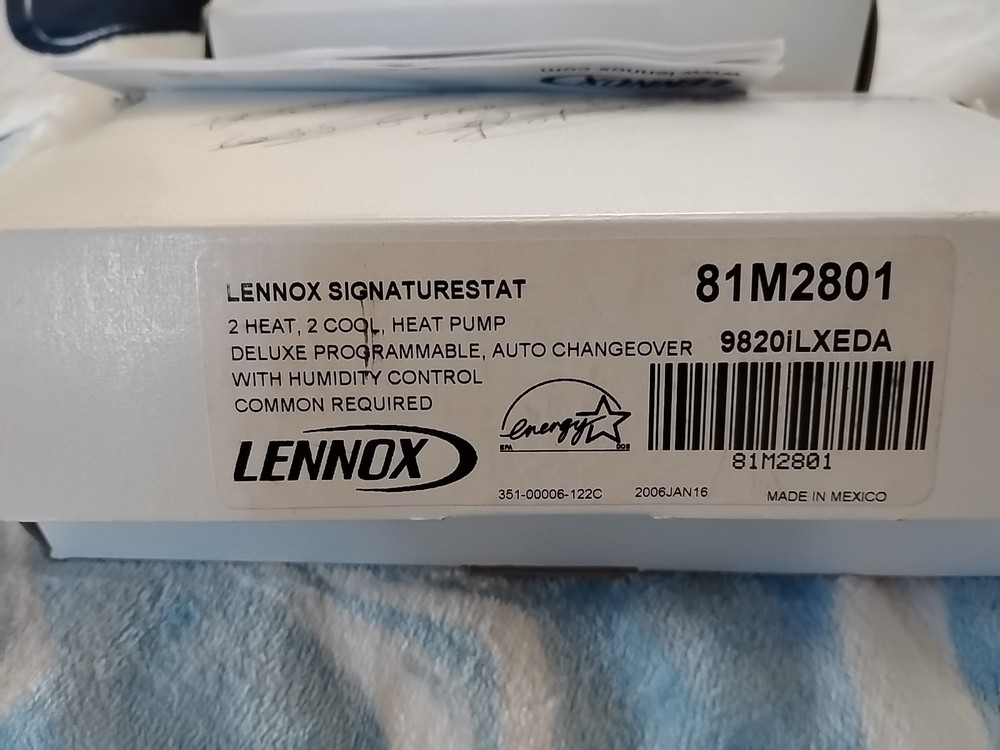 Lennox Deluxe Programmable Thermostat