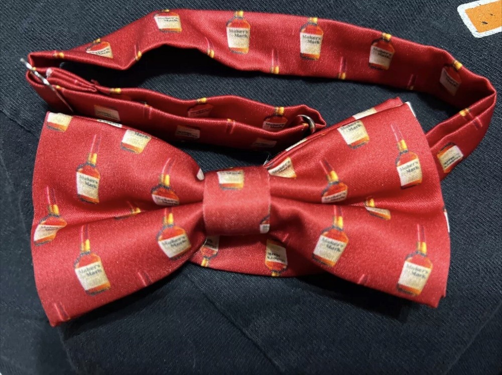 Maker’s Mark Bourbon Bottle Bow Tie