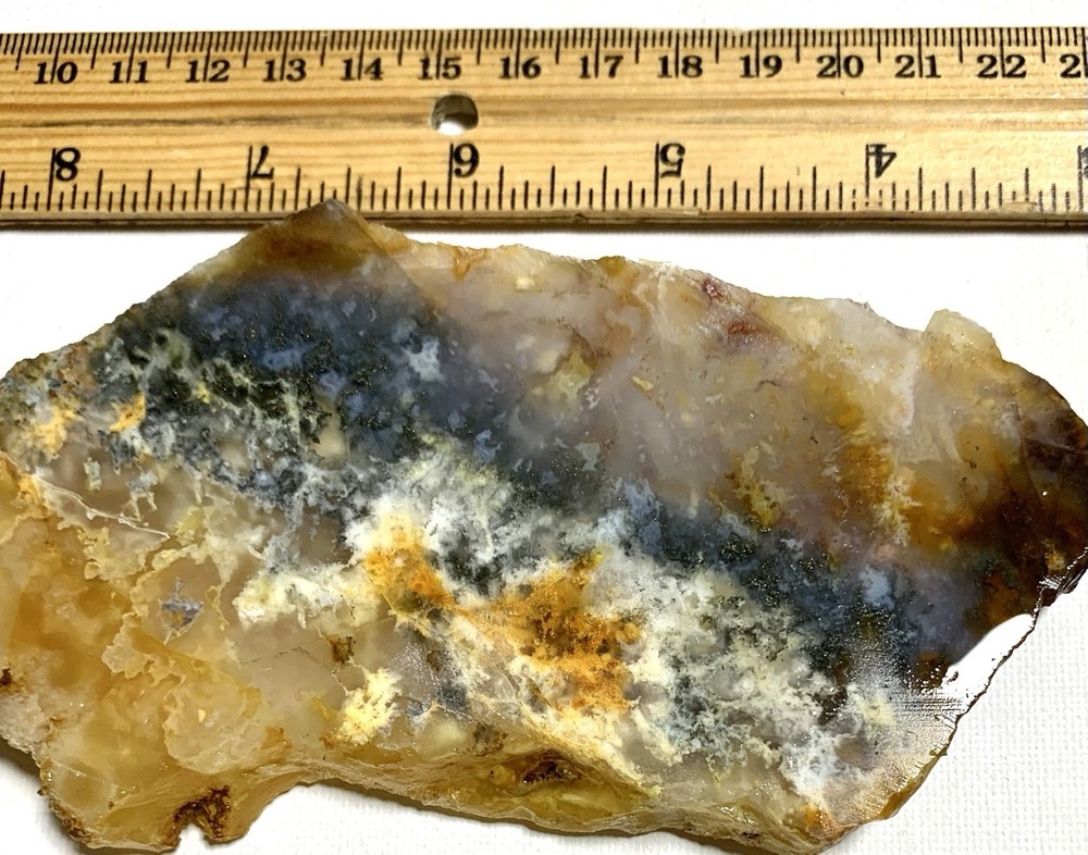 Graveyard Point Plume Agate With Copper Inclusions