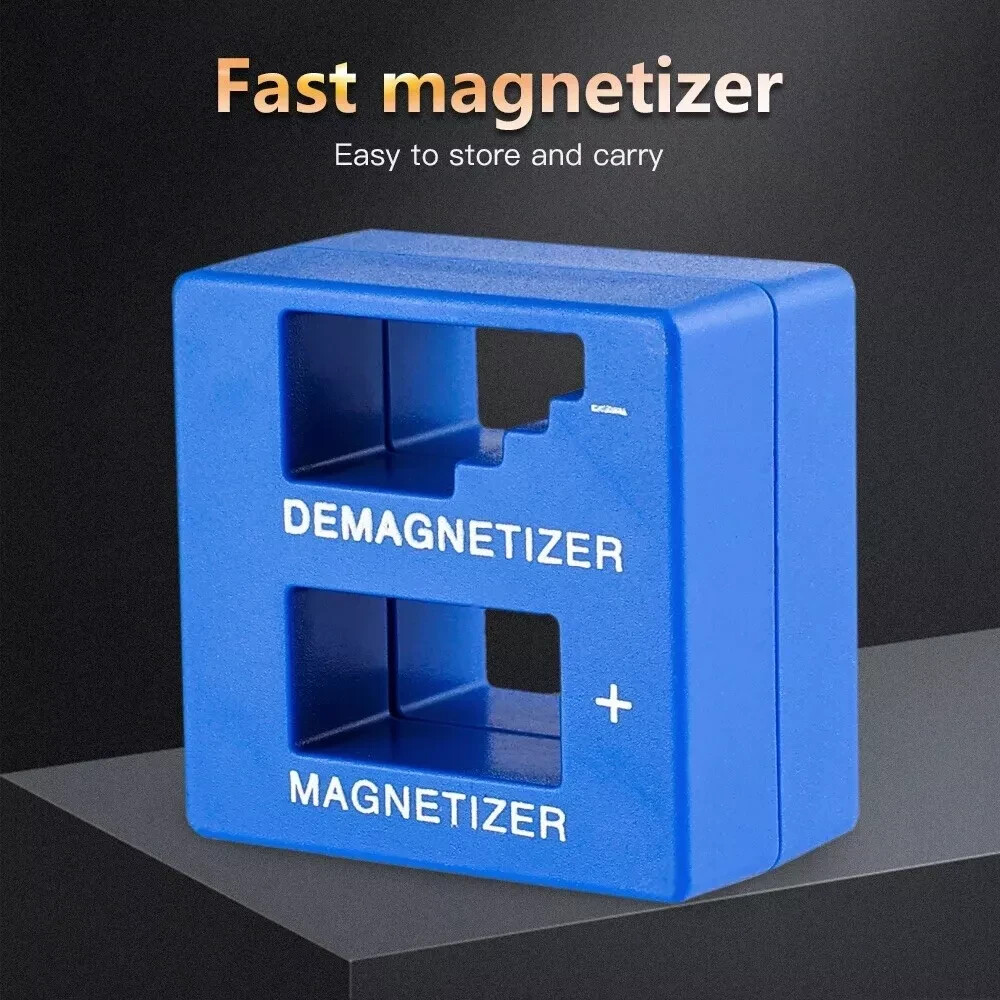 MAGNETIZER DEMAGNETIZER MAGNETIC TOOL FOR SCREWDRIVER TIPS SCREW BITS PICK UP