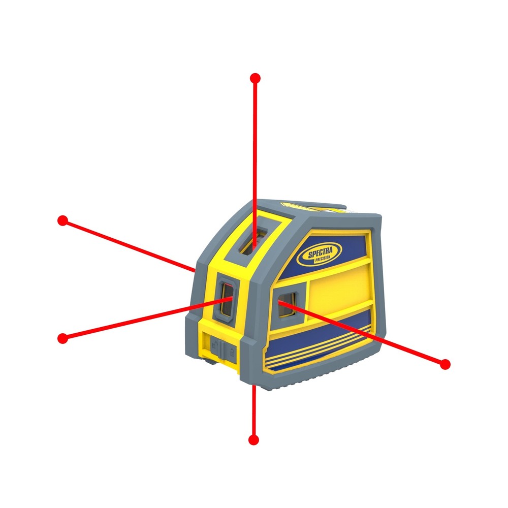 Trimble Navigation LP51 5-Beam Laser Pointer, 5 Red Points, 3/16" @ 50' Accuracy