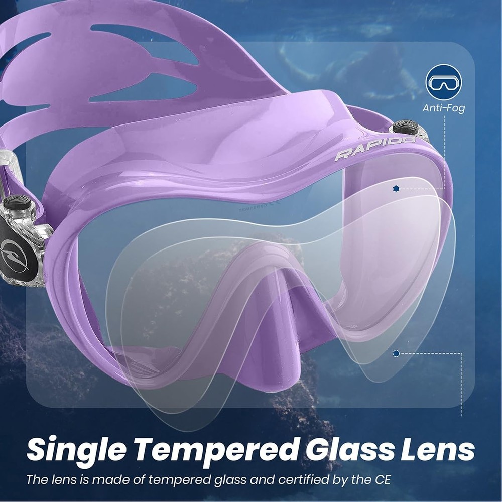 Rapido Active Frameless Single Lens - Pastel Lilac