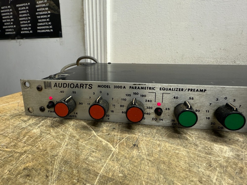 Audioarts 3100A 3 Band Parametric Equalizer/Preamp