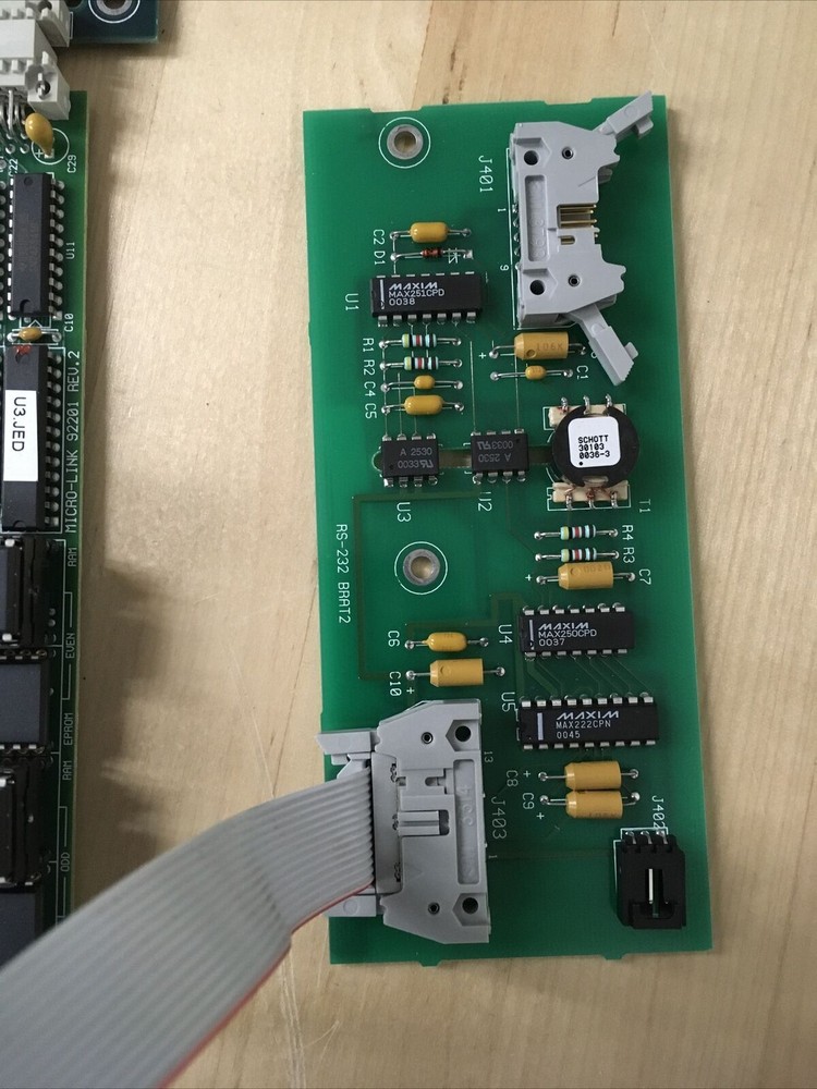 Sorin Brat 2 Processor Interface Circuit Board Motherboard CCA Micro-Link RS-232