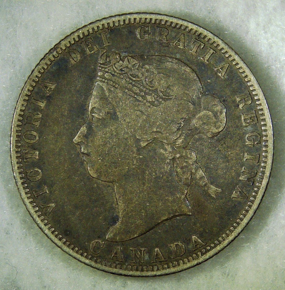 1883H Canada Quarter 25 Cents