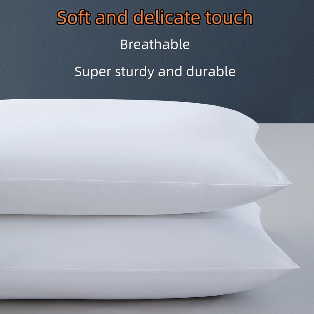 1000 Thread Count 100% Egyptian Cotton Pillowcases for Sleeping,Satin Pattern...