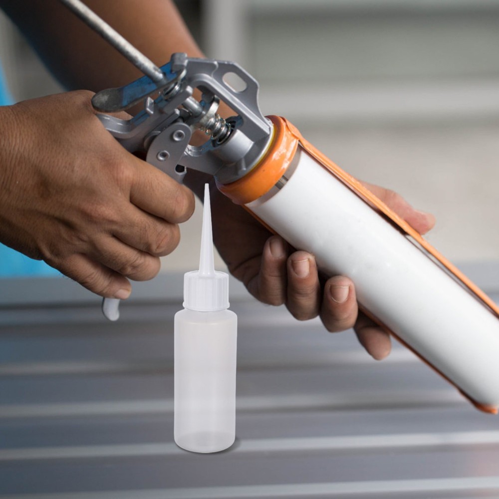 100 Pcs Sewing Agent Bottle Precision Tip Applicator with Fine Needle Squeeze