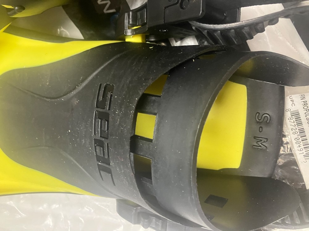 Seac Pro Propulsion-Yellow-Small/Medium-Open Heel-Brand New