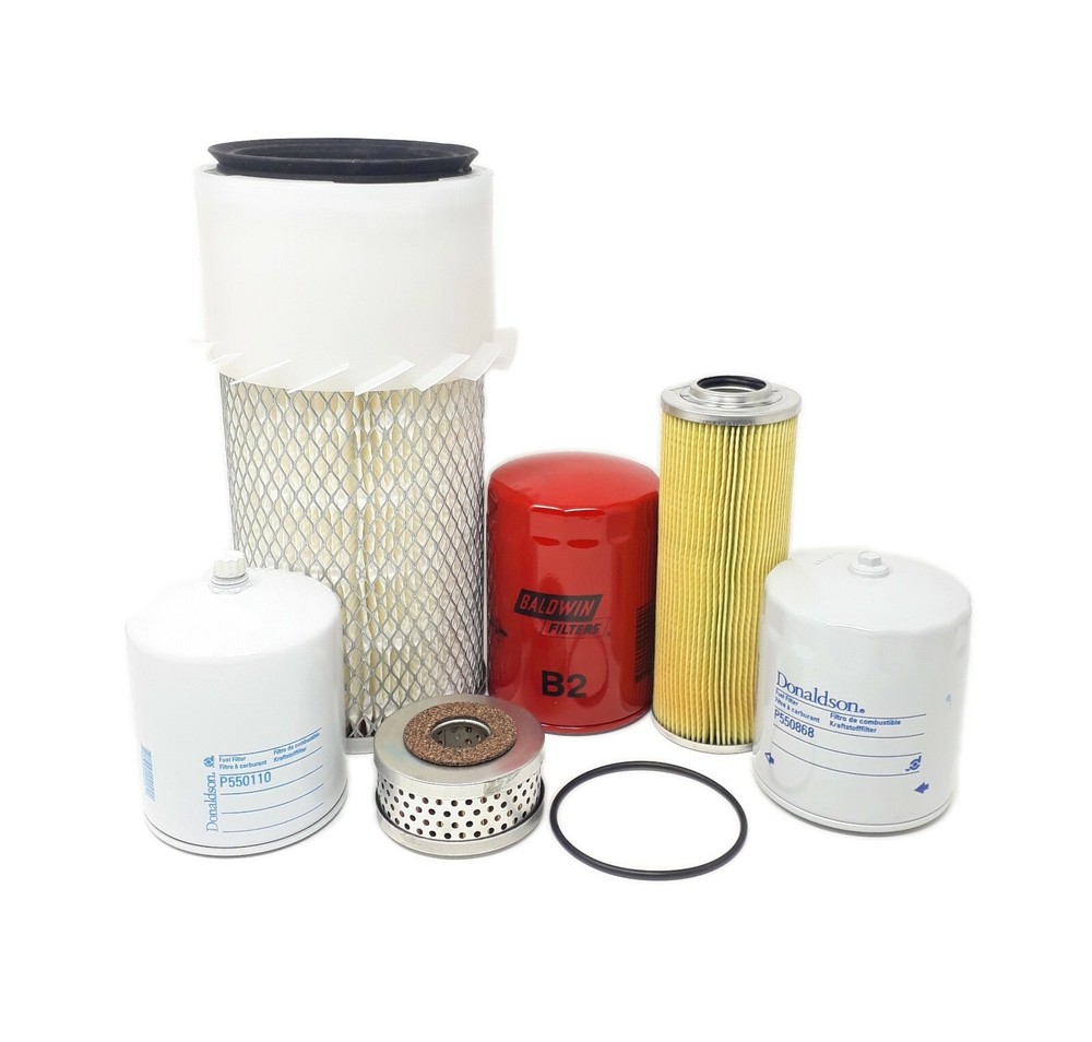 CFKIT Maintenance Filter Kit Compatible with CASE 580C Loaders w/G207D Eng.