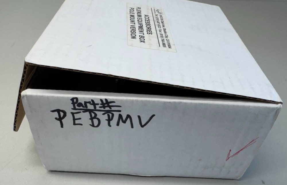 Nigel B PEBPMV Accessories Plenum Equipment Box Pole Mount Version