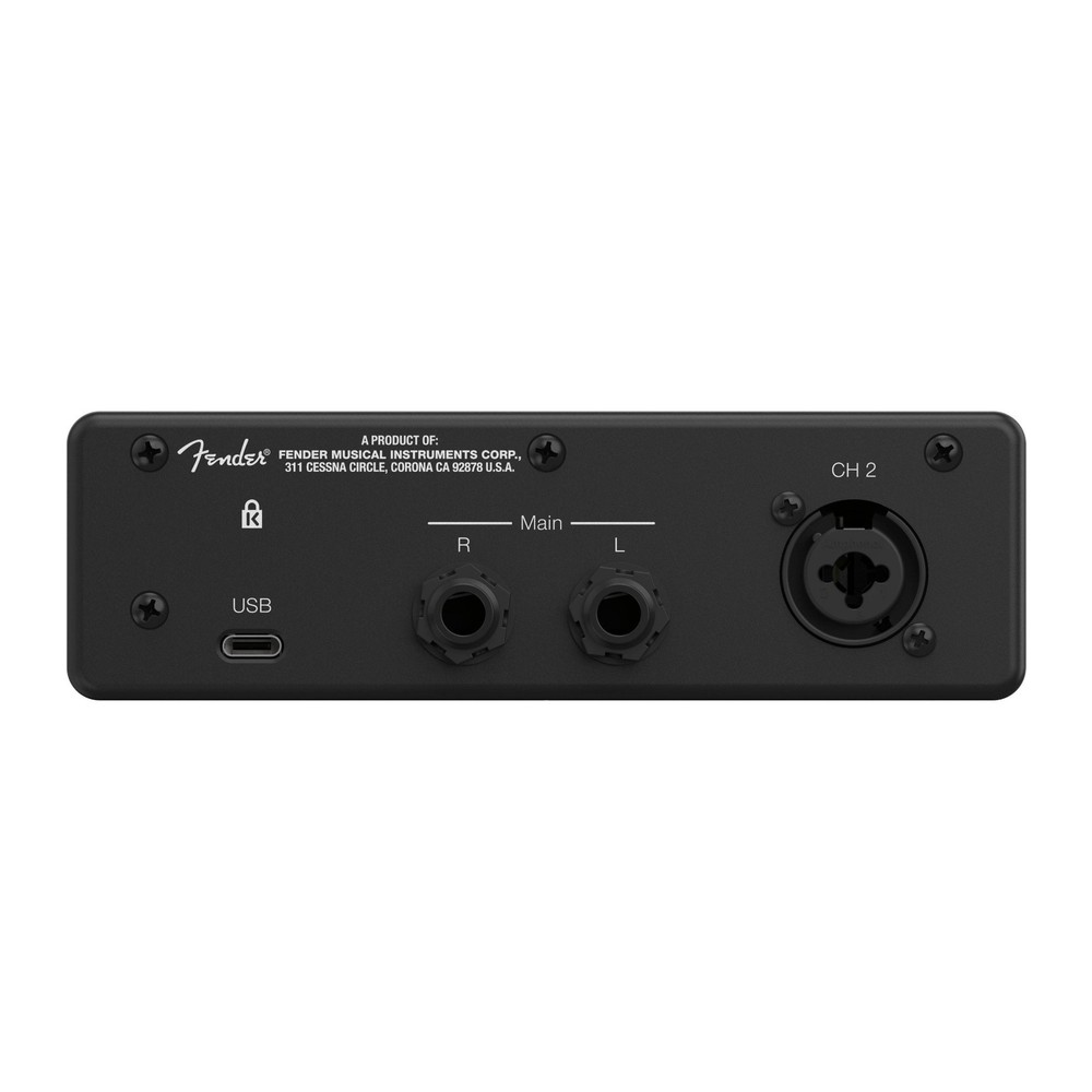 Fender Studio Quantum LT 2 USB-C Audio Interface with MAX-HD Mic Preamp
