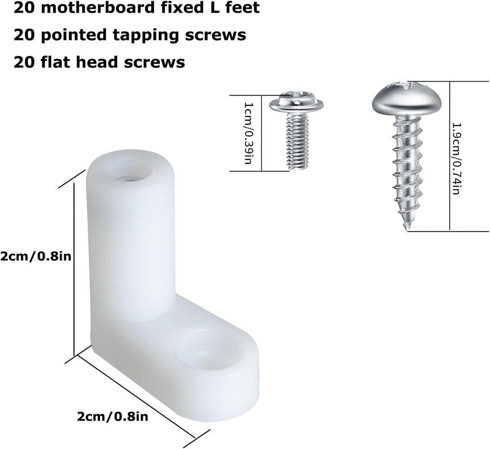 20PCS Circuit Board Standoff Mounting Hardware for Arcade Game Boards