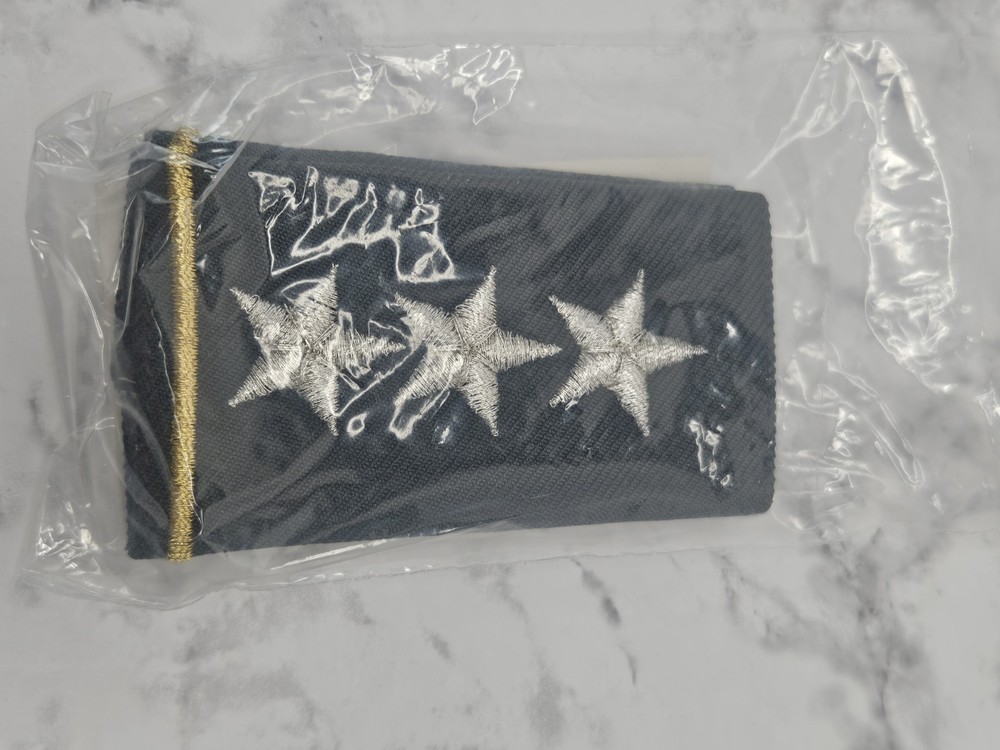US Army Lieutenant General LT GEN Soft Shoulder Boards Small Dress Blues Rank