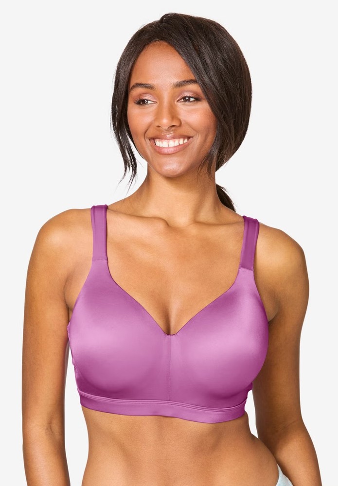 Catherines Women's Plus Size Full-Coverage Smooth No-Wire Bra