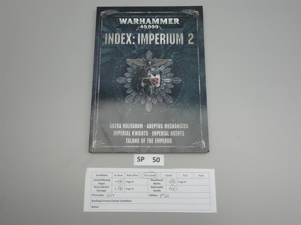 Warhammer 40K: 8th Edition Index Imperium 2