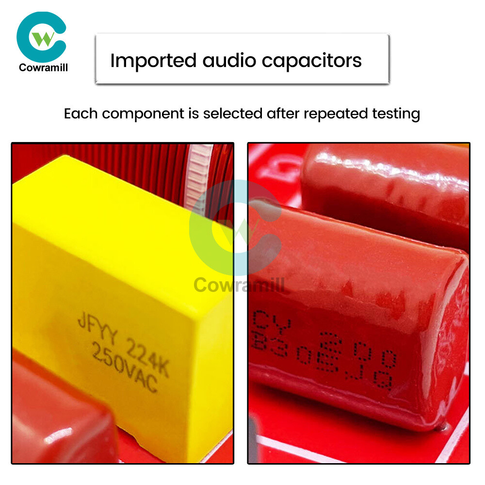 High/Low 2 Channel Audio Speaker Frequency Divider 400W Crossover Filter Board
