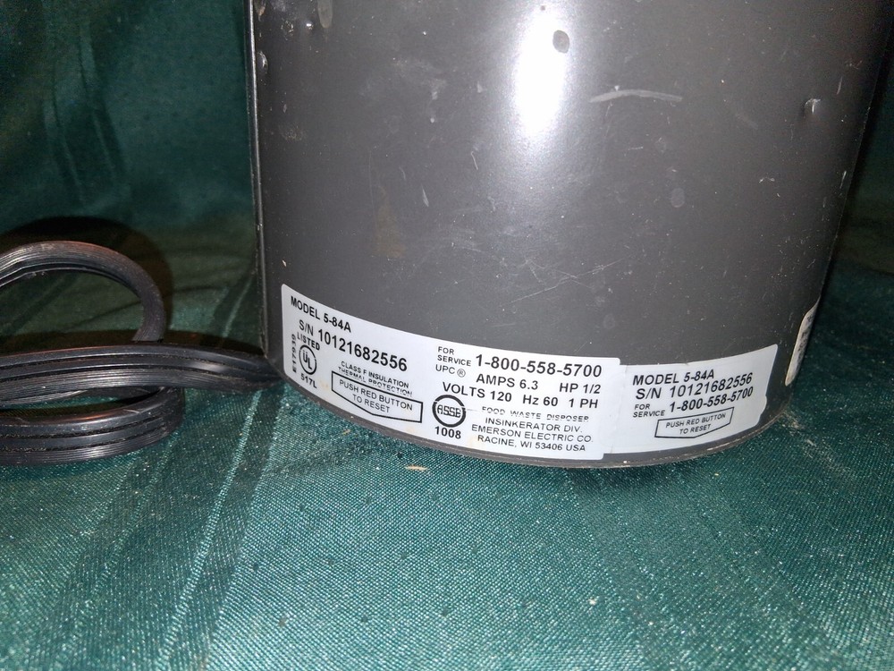 InSinkErator Badger 5 1/2 Hp Garbage Disposal - Black (BADGER 5 W/C) WP331
