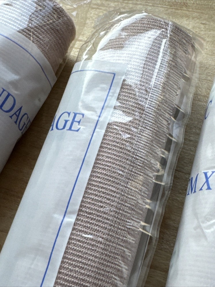 4-Pack- 6" Compression Bandage (Ace Wrap) For sprains, splinting and open wounds