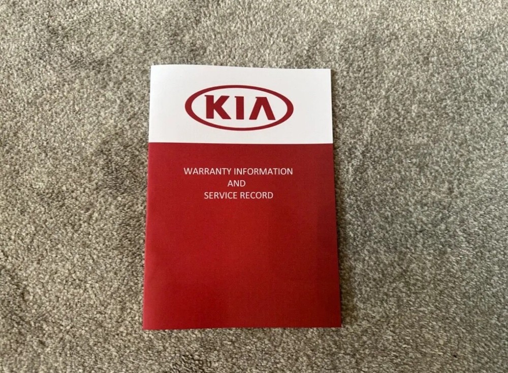 Kia Ceed Service History Book Blank For All Model