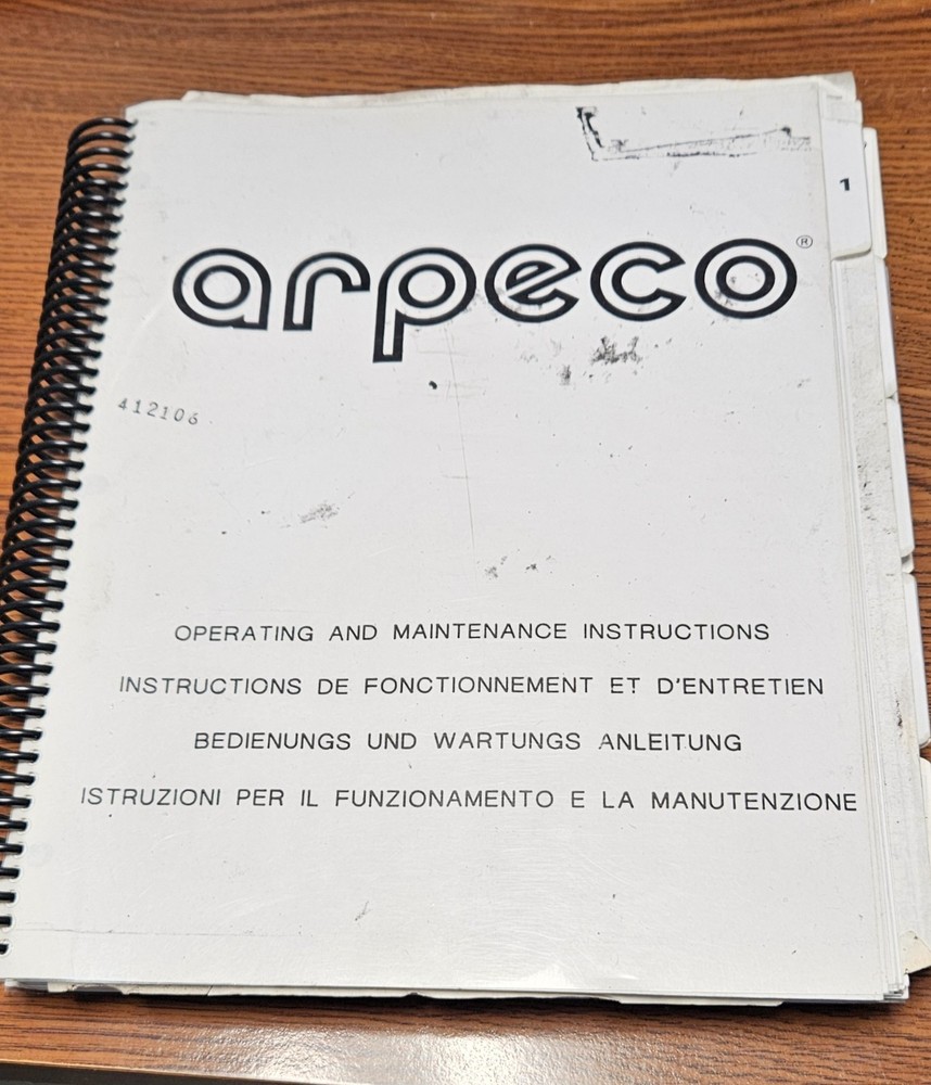 Arpeco Tracker Manual 13" ( 1994 )