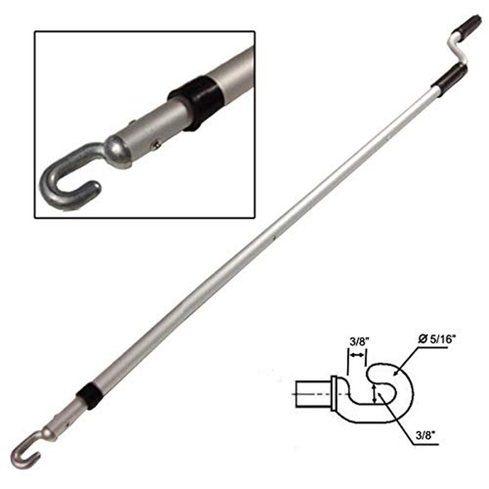 Telescoping Skylight Pole with Hook 4-6 feet