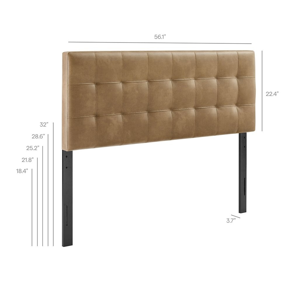 Lily Vegan Leather Full Size Headboard