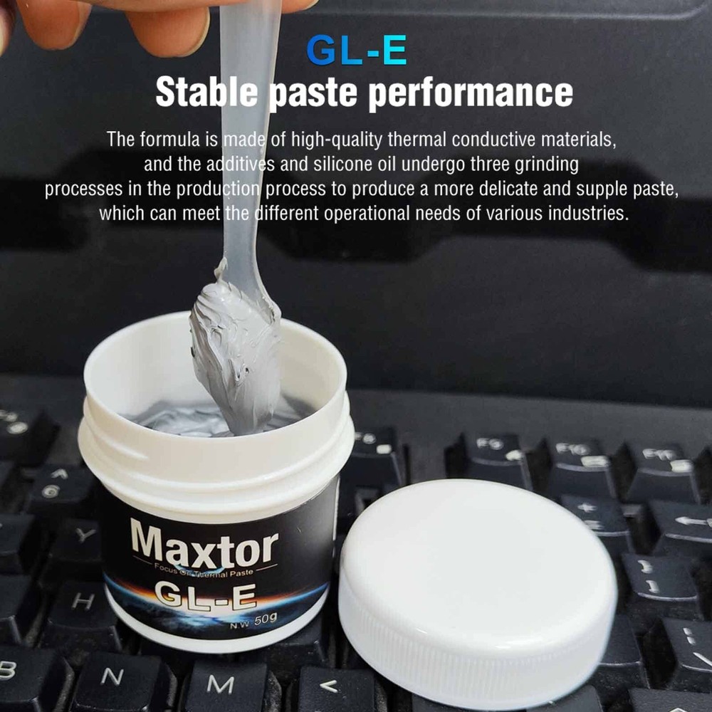 GLE 80g Thermal Paste Heatsink Paste CPU Compound Heat Conductive Grease for ...