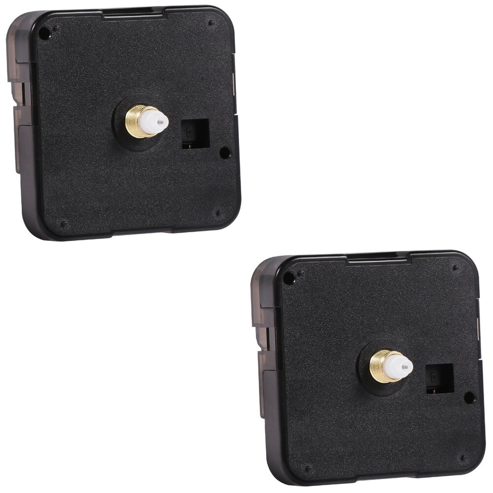 2 Pieces Clock Mechanism Replacement Quartz Movement Ultnice Man Long Shaft