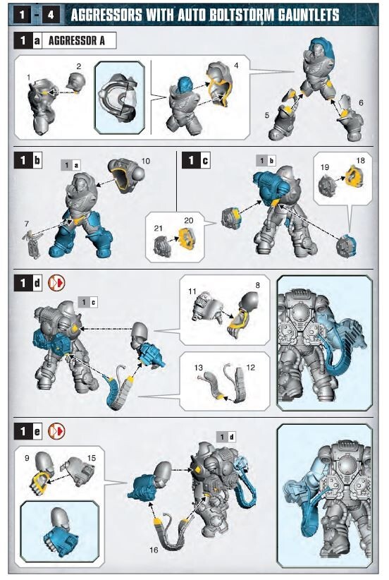 Warhammer 40K Space Marines - Primaris Aggressors *Singles*