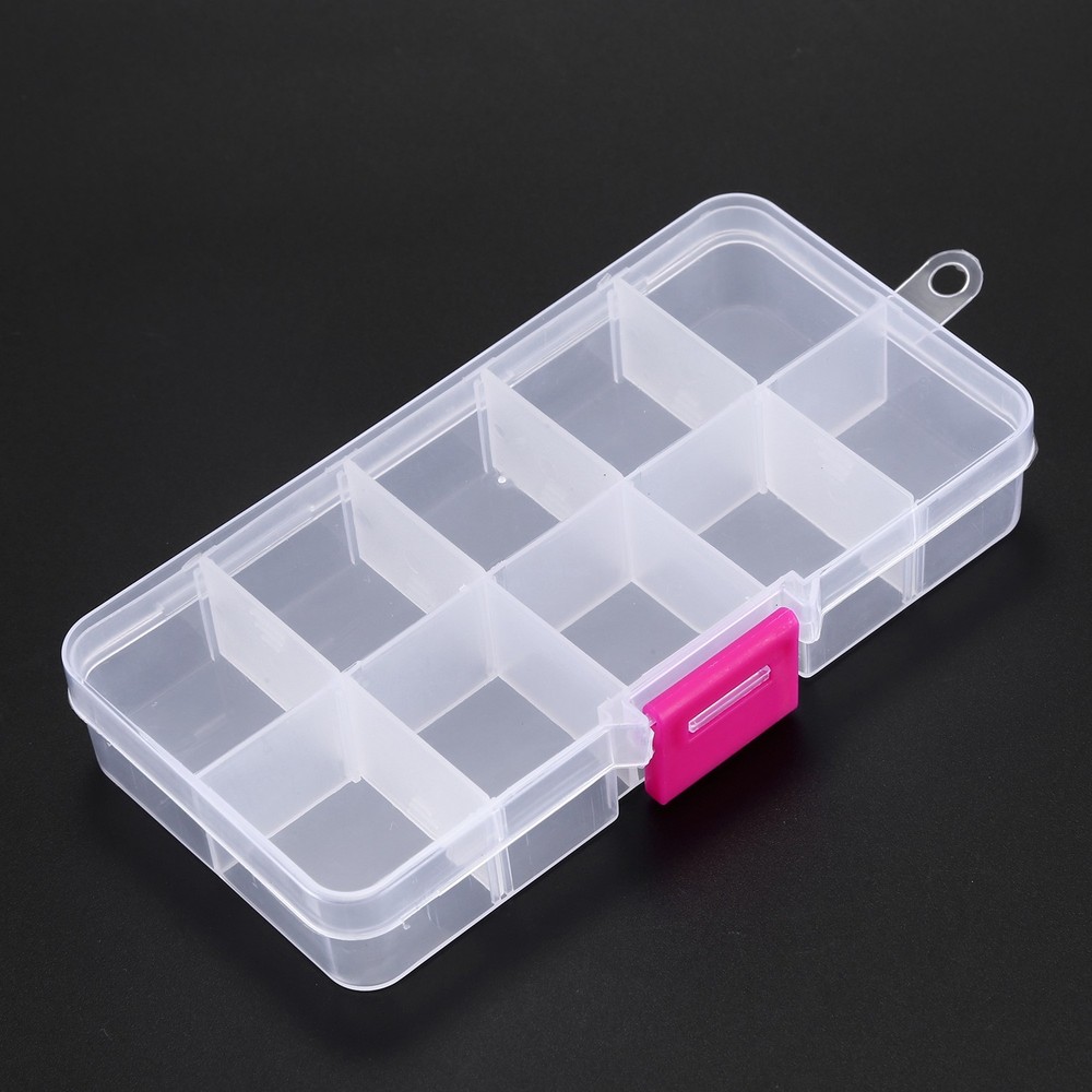 3pcs 10 grid plastic storage container for electronic composer7767