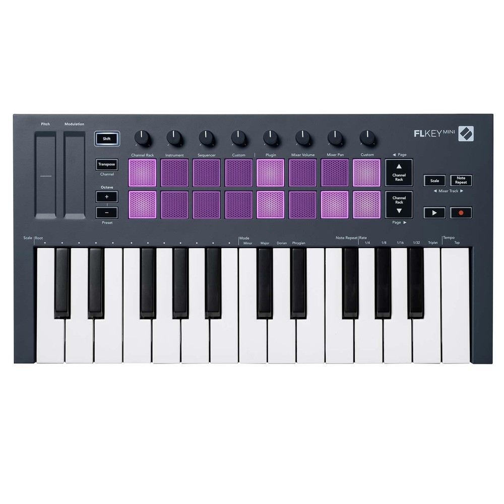 Novation FLkey Mini Compact 25-Mini-Key MIDI Keyboard Controller