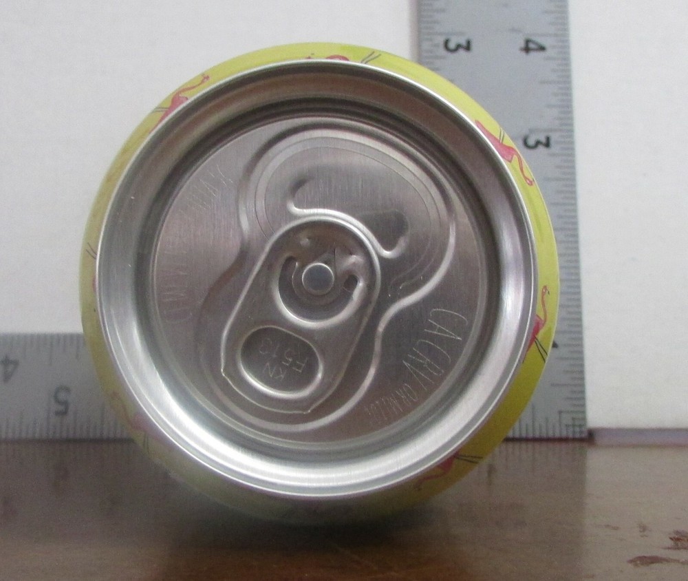 NATURAL LIGHT NATURDAYS empty 12oz beer can PINEAPPLE LEMONADE