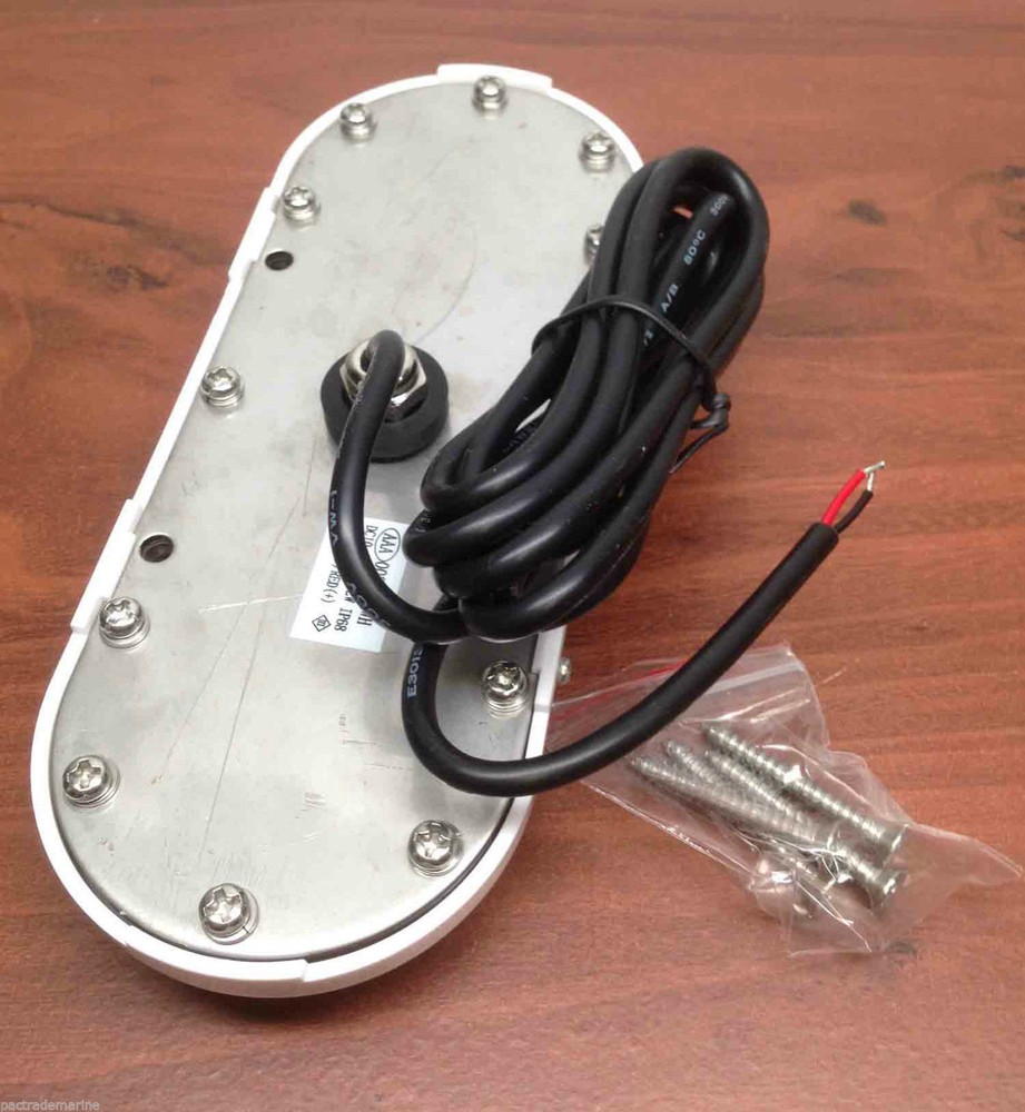 ULTRA BRIGHT COOL WHITE LED MARINE POLYMER UNDERWATER LIGHT SURFACE MOUNT