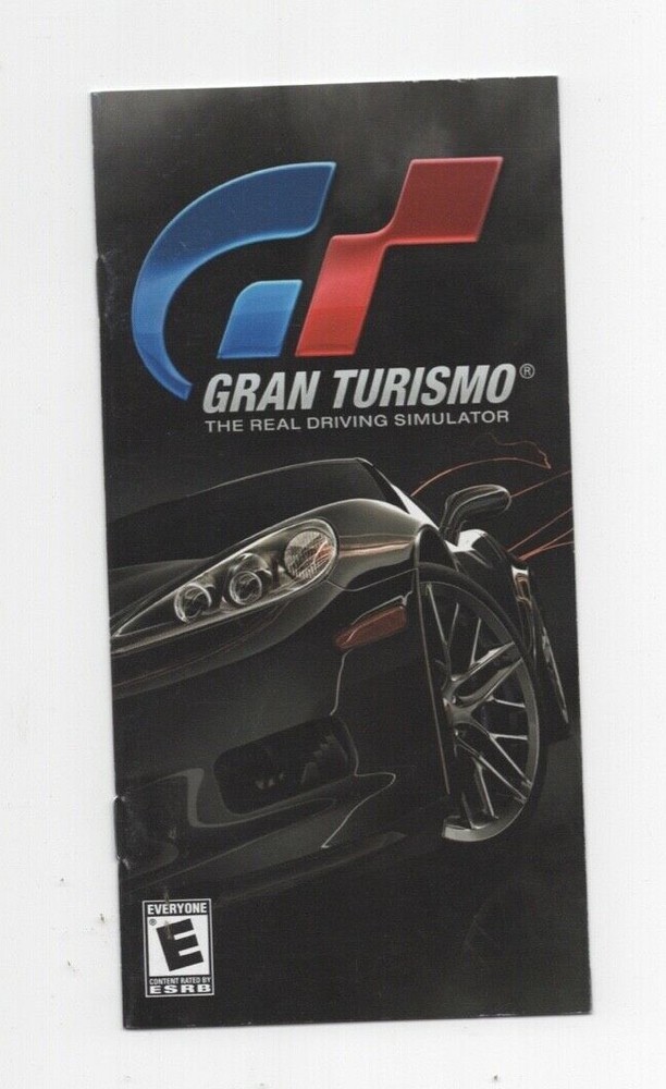 Gran Tursimo PSP MANUAL ONLY Insert Authentic