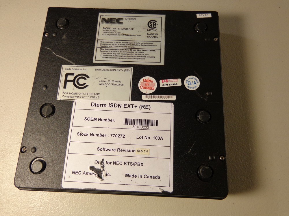 NEC ISDN EXTENDER PLUS REMOTE MODULE E-3000U - REE