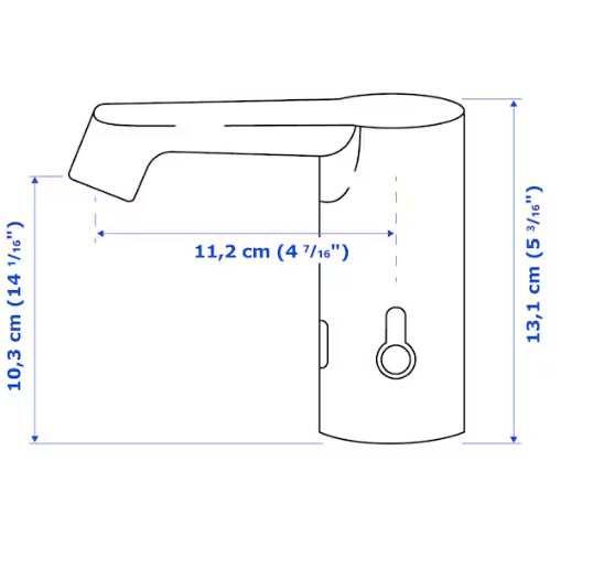 BROGRUND sink faucet with sensor, chrome plated - AUTOMATIC - IKEA CB 20
