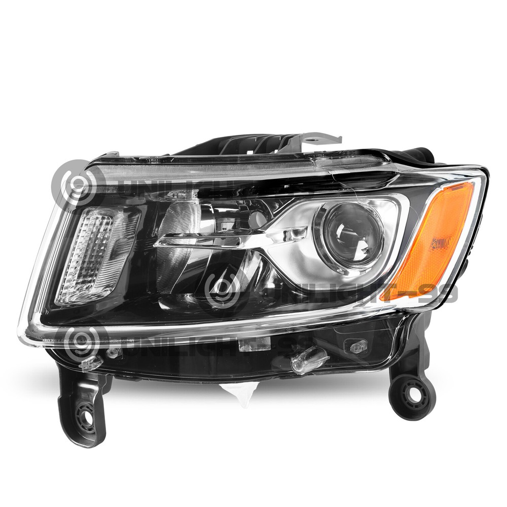 Halogen HeadLamp Assembly For Jeep Grand Cherokee 2014-16 Left Driver Headlight