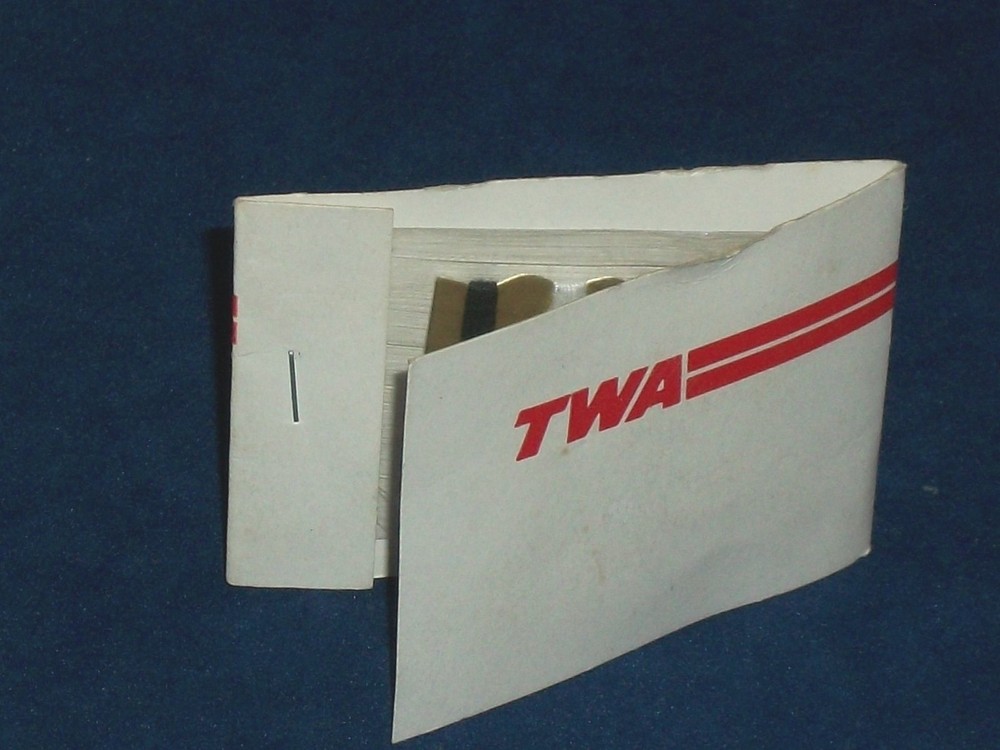 TWA airlines SEWING KIT unused