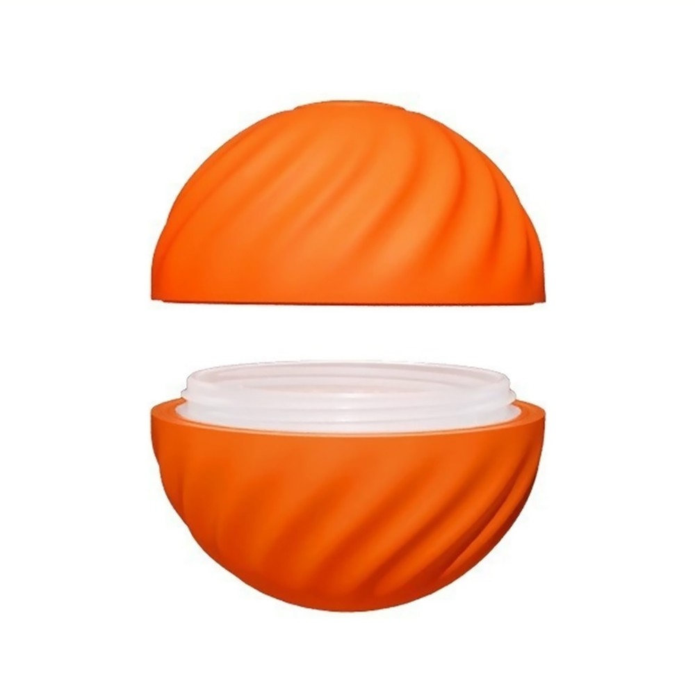 Orange Gravity Jump Ball Toy Replacement Shell TPR Diameter 52mm Dog Plaything e