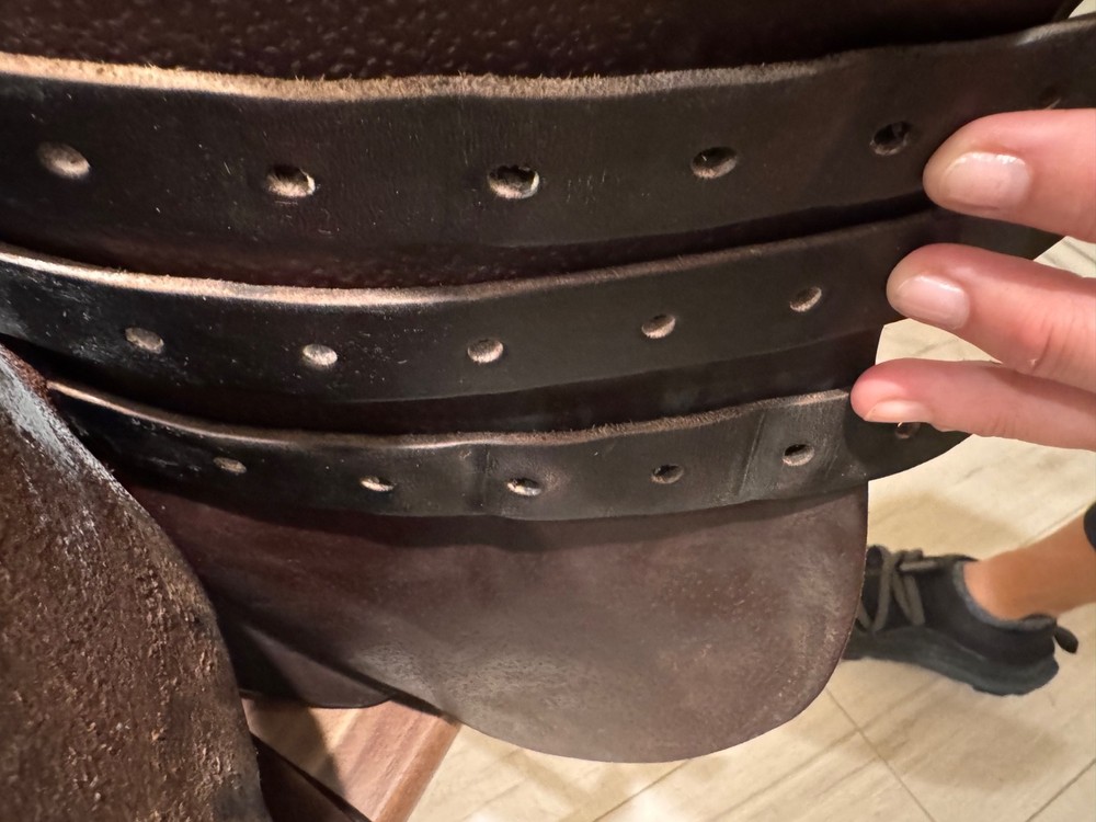 Devoucoux Biarritz Saddle 17" Buffalo with Grain D3D