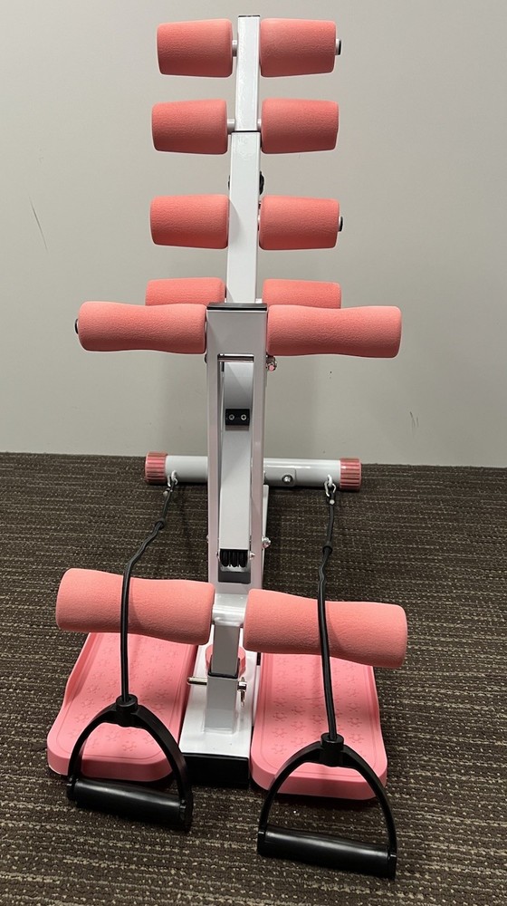 VEVOR Foldable Squat Machine with 3 Resistance Bands