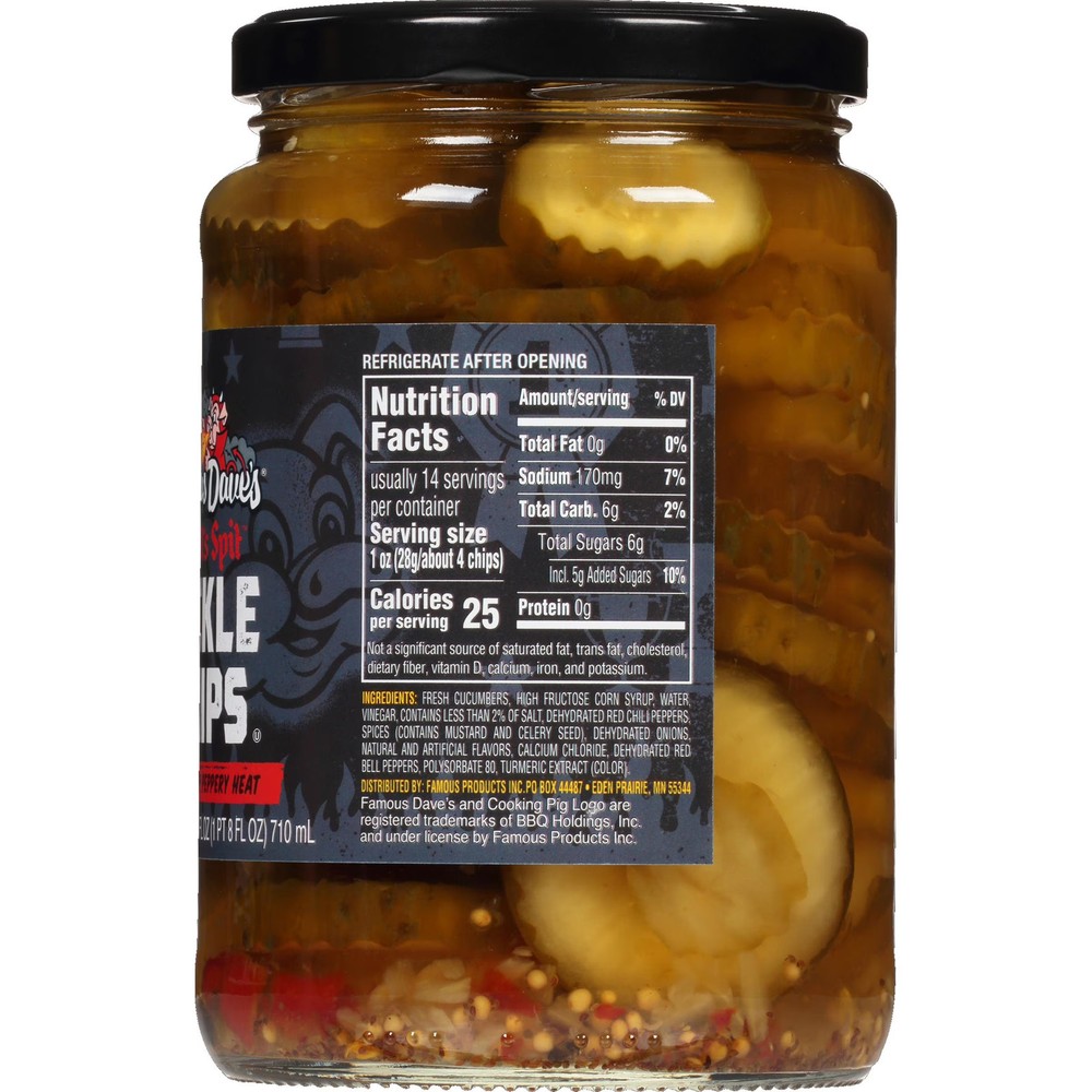 Spicy Pickle Chips Snack Slices