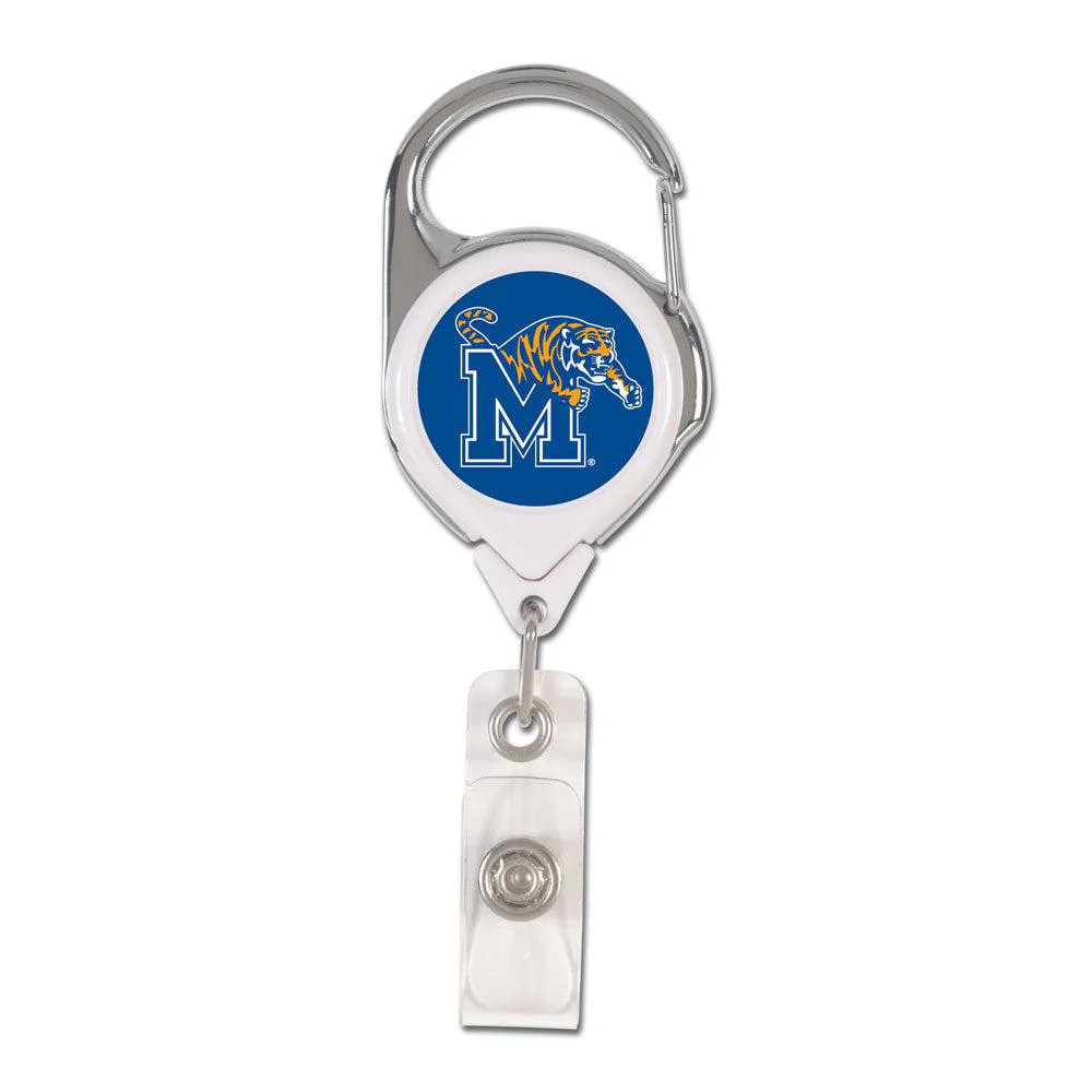 Memphis Tigers Badge Holder Premium Retractable