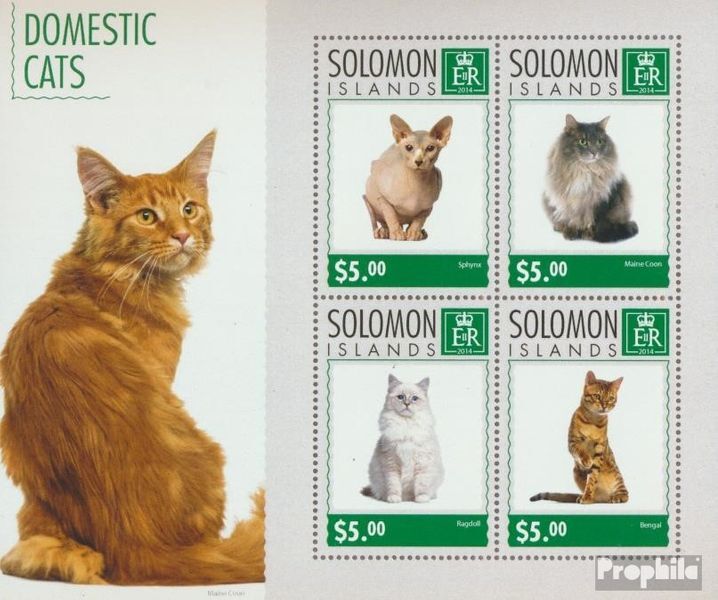 Salomoninseln 2952-2955 Sheetlet (complete issue) unmounted mint / never hinged