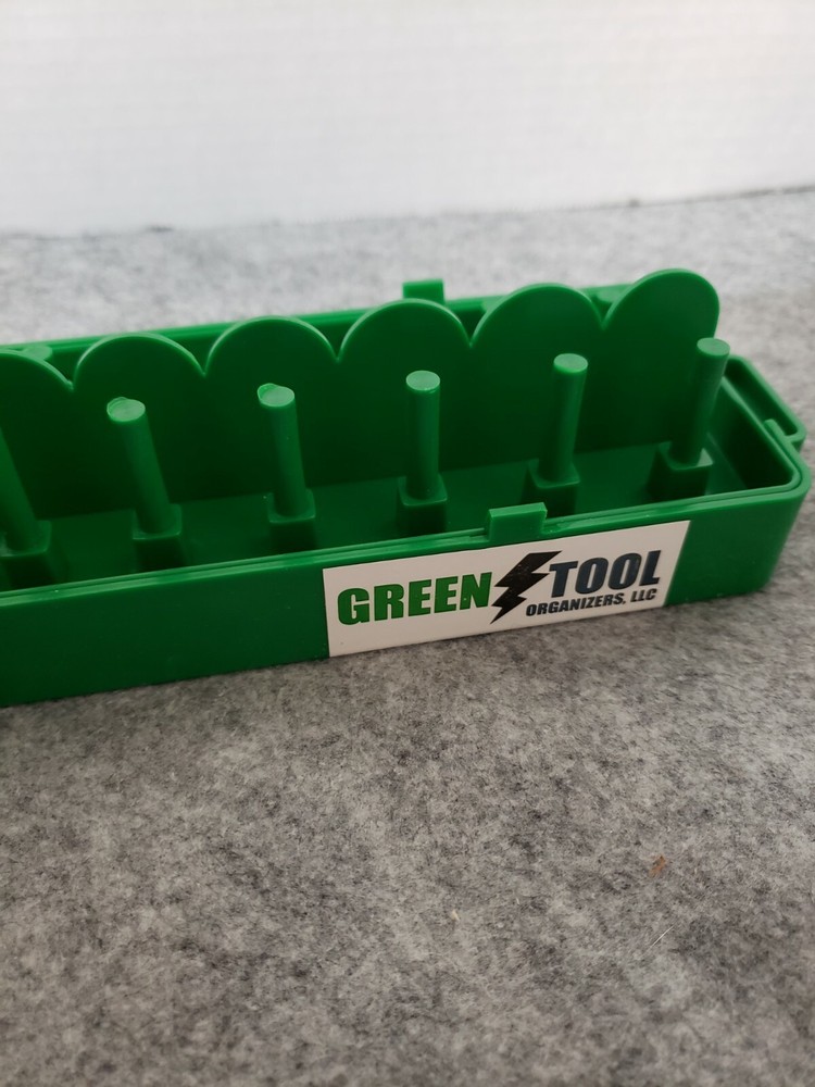 Green tool organizer Socket Tray magnetic