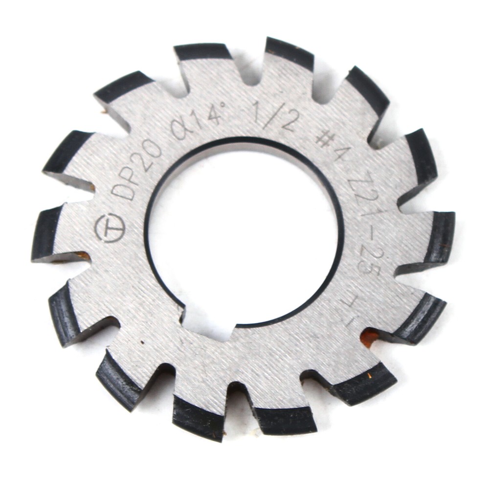Involute Gear Cutters 8Pcs/Set DP20 Gear Cutters Silver