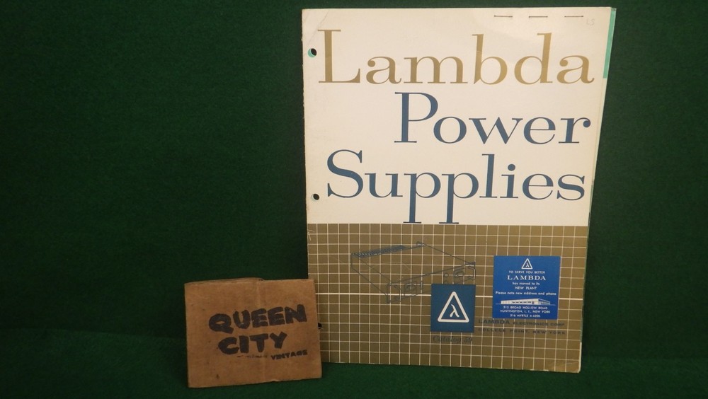 Vintage Electronics Lambda Power Supply Catalog #59