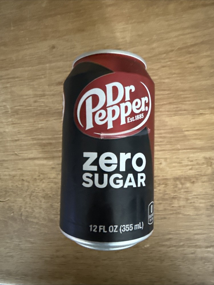*EXTREMELY RARE*  *UNOPENED* Half Empty Half Full Dr Pepper Zero
